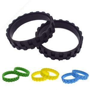 Pack 2 neumáticos rueda lateral para cualquier serie Roomba. Negro, Verde, Amarillo o Azul